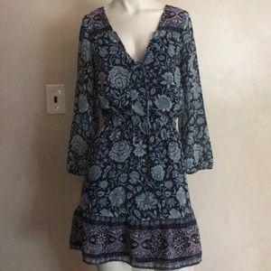 Blue Floral Lucky Brand Dress